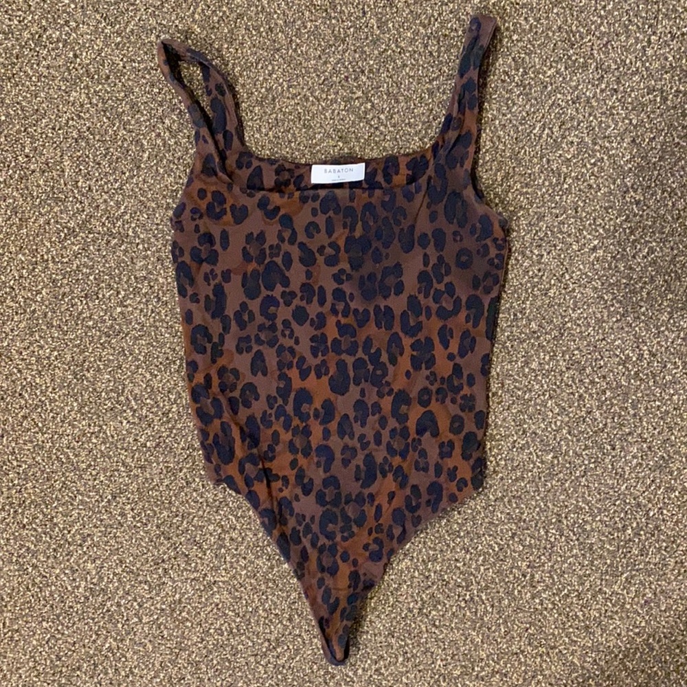 BABATON cheetah bodysuit